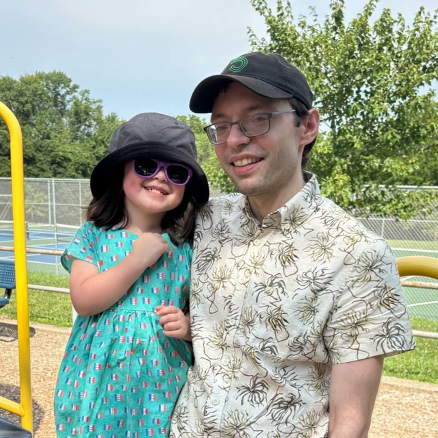 Rob with his daughter
